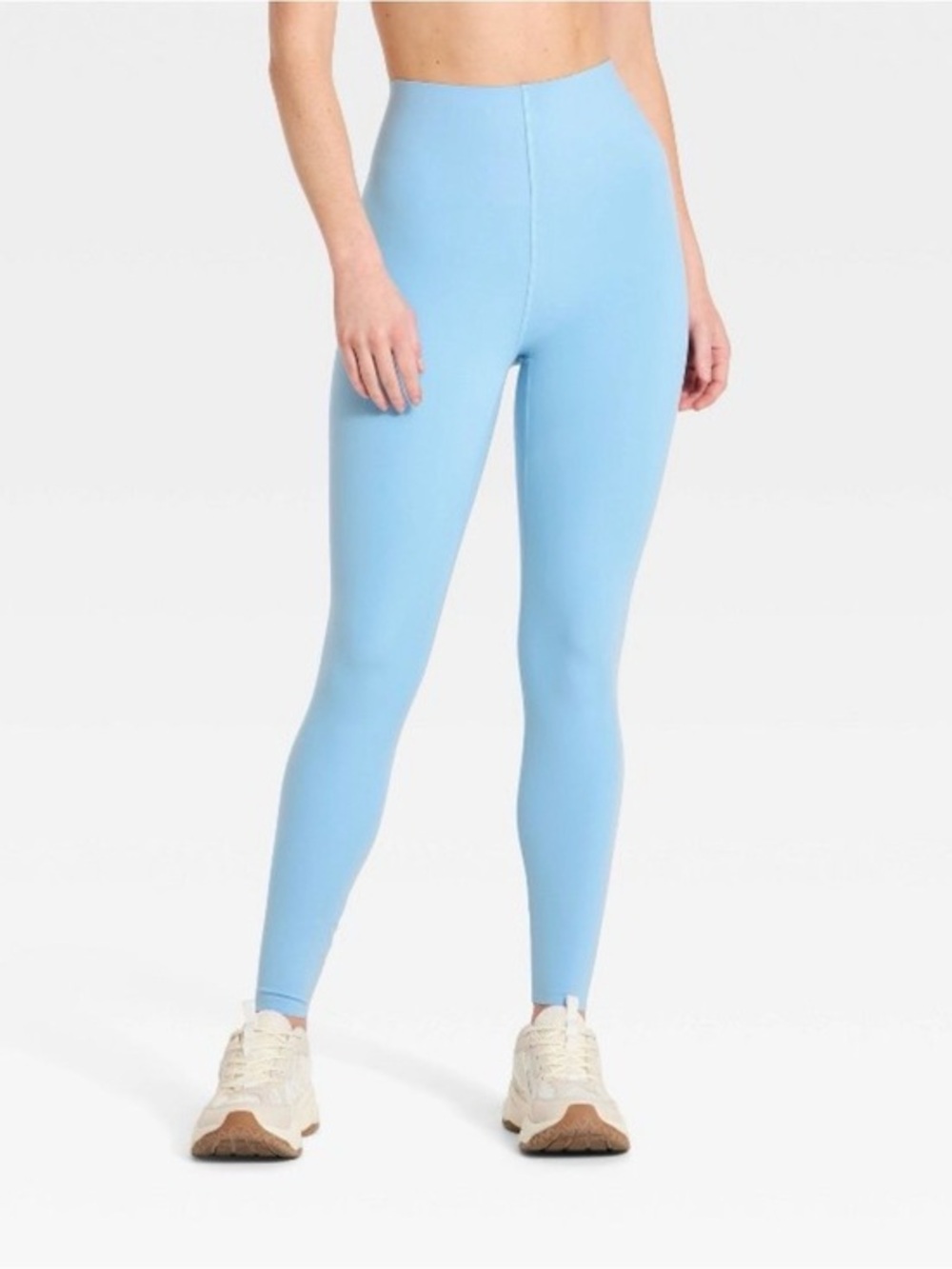 NWT All in Motion Sky Blue Super Flex Ultra High Rise Bonded Leggings Size XS